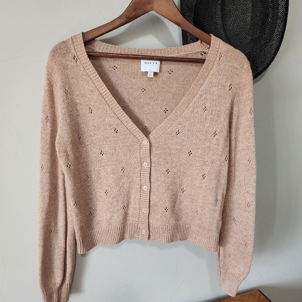 Gilli Tan Women's Sweater